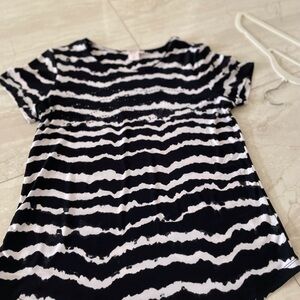 Black and White Striped T-Shirt